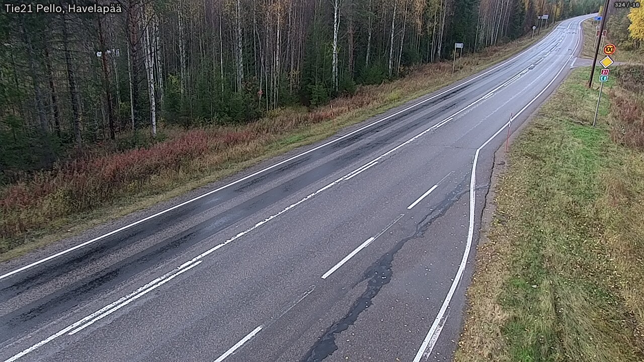 Kelikamerat Kuva Tie 21 Pello, Havelanpää, Pello, Lappi