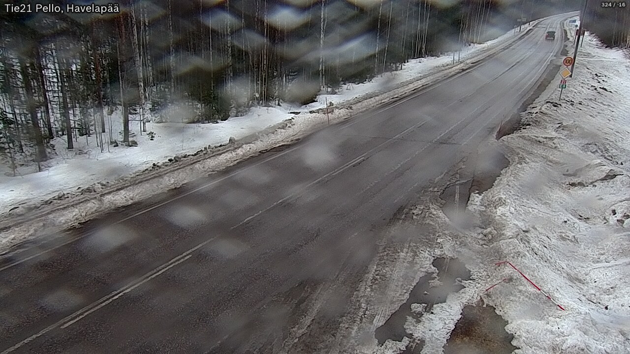 Kelikamerat Kuva Tie 21 Pello, Havelanpää, Pello, Lappi