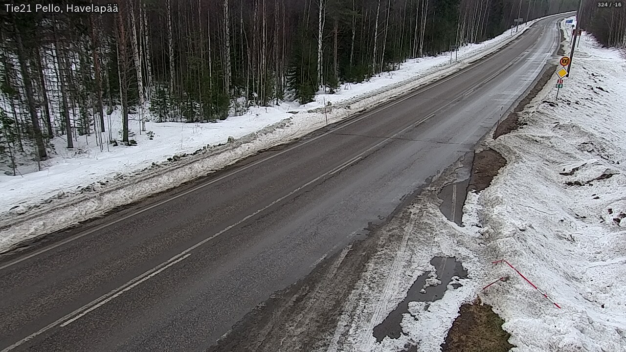 Kelikamerat Kuva Tie 21 Pello, Havelanpää, Pello, Lappi