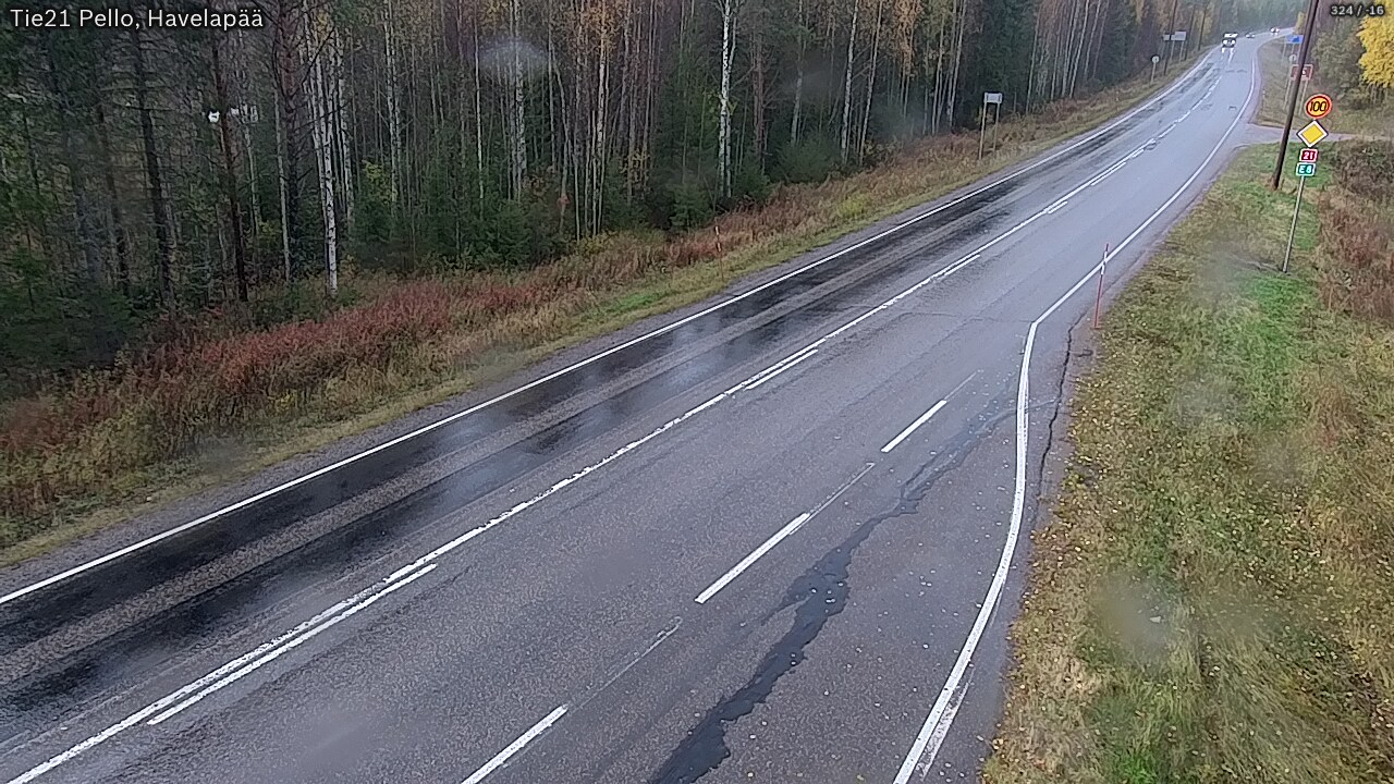 Kelikamerat Kuva Tie 21 Pello, Havelanpää, Pello, Lappi