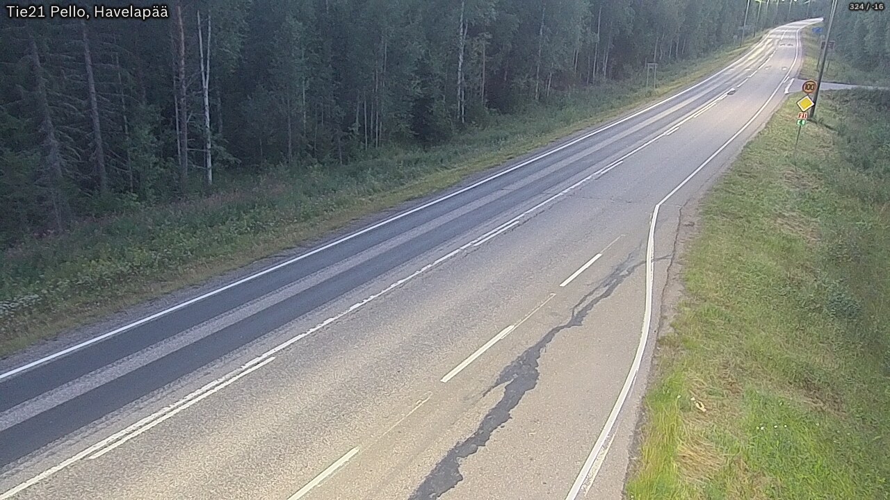 Kelikamerat Kuva Tie 21 Pello, Havelanpää, Pello, Lappi