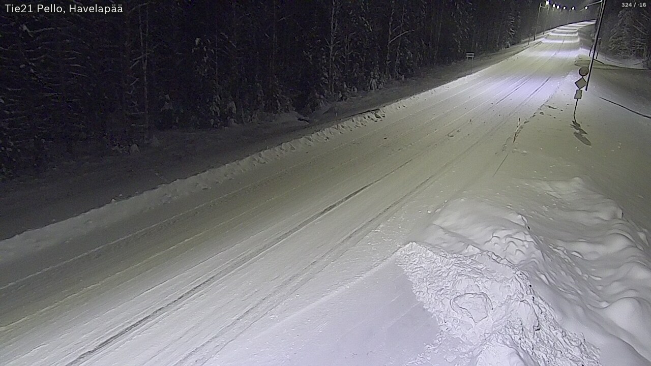 Kelikamerat Kuva Tie 21 Pello, Havelanpää, Pello, Lappi