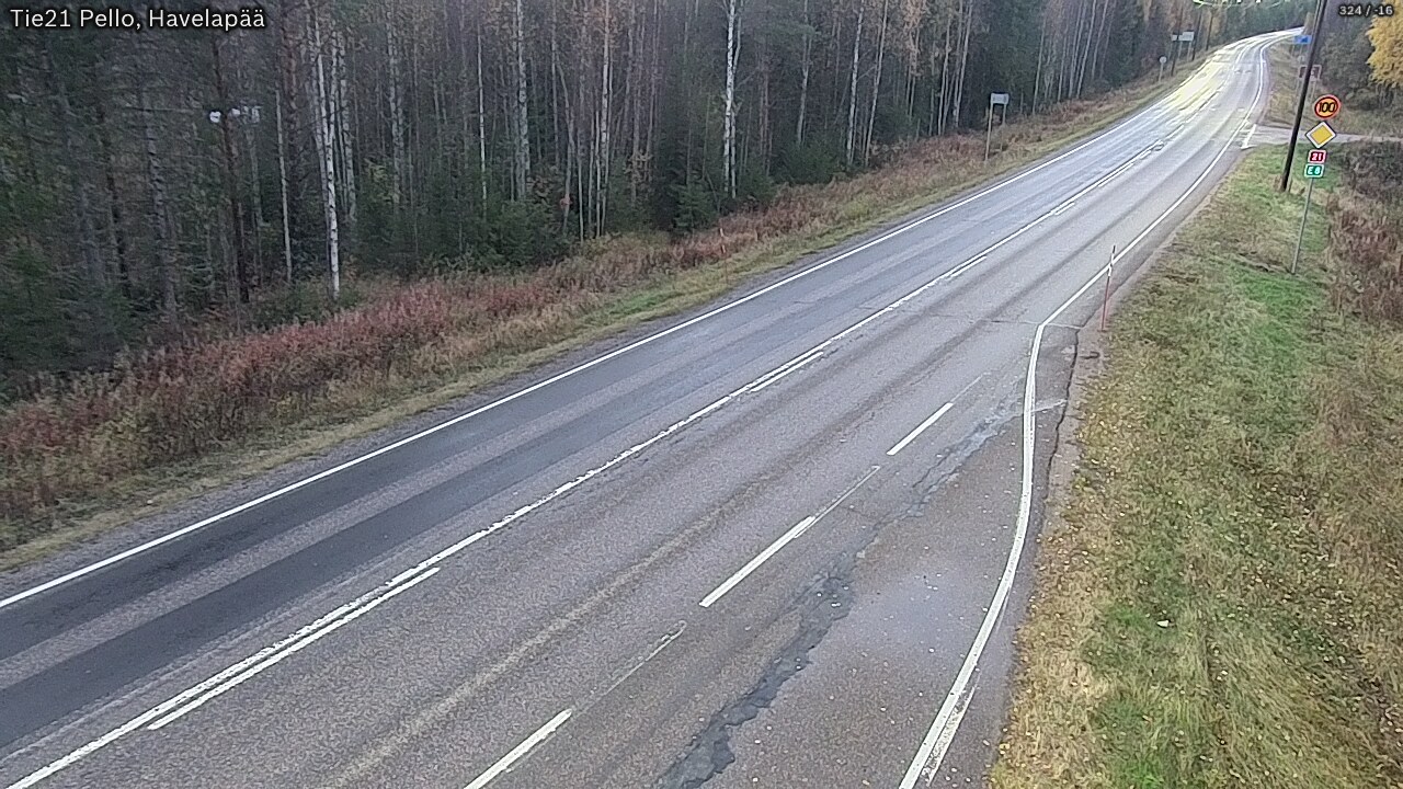 Kelikamerat Kuva Tie 21 Pello, Havelanpää, Pello, Lappi