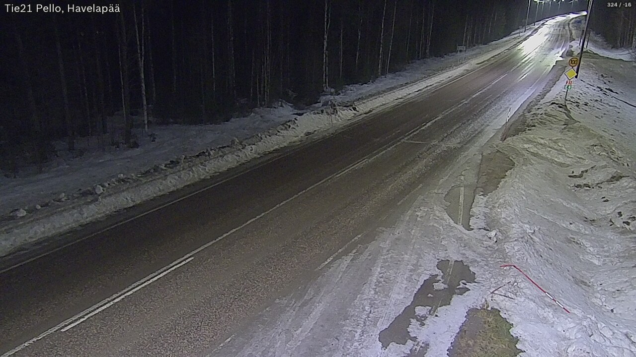 Kelikamerat Kuva Tie 21 Pello, Havelanpää, Pello, Lappi