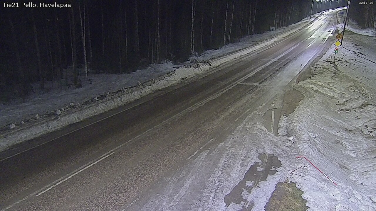 Kelikamerat Kuva Tie 21 Pello, Havelanpää, Pello, Lappi