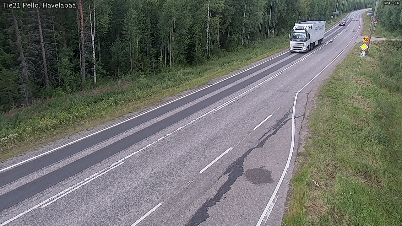 Kelikamerat Kuva Tie 21 Pello, Havelanpää, Pello, Lappi