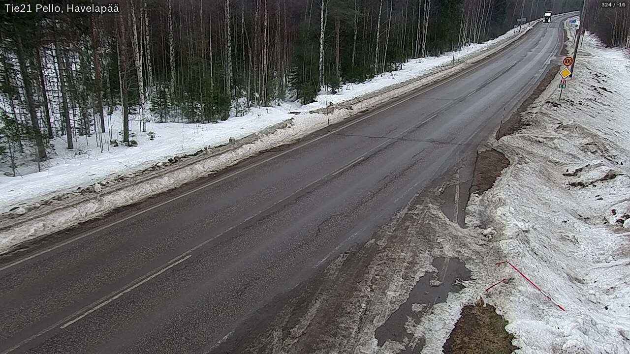 Kelikamerat Kuva Tie 21 Pello, Havelanpää, Pello, Lappi