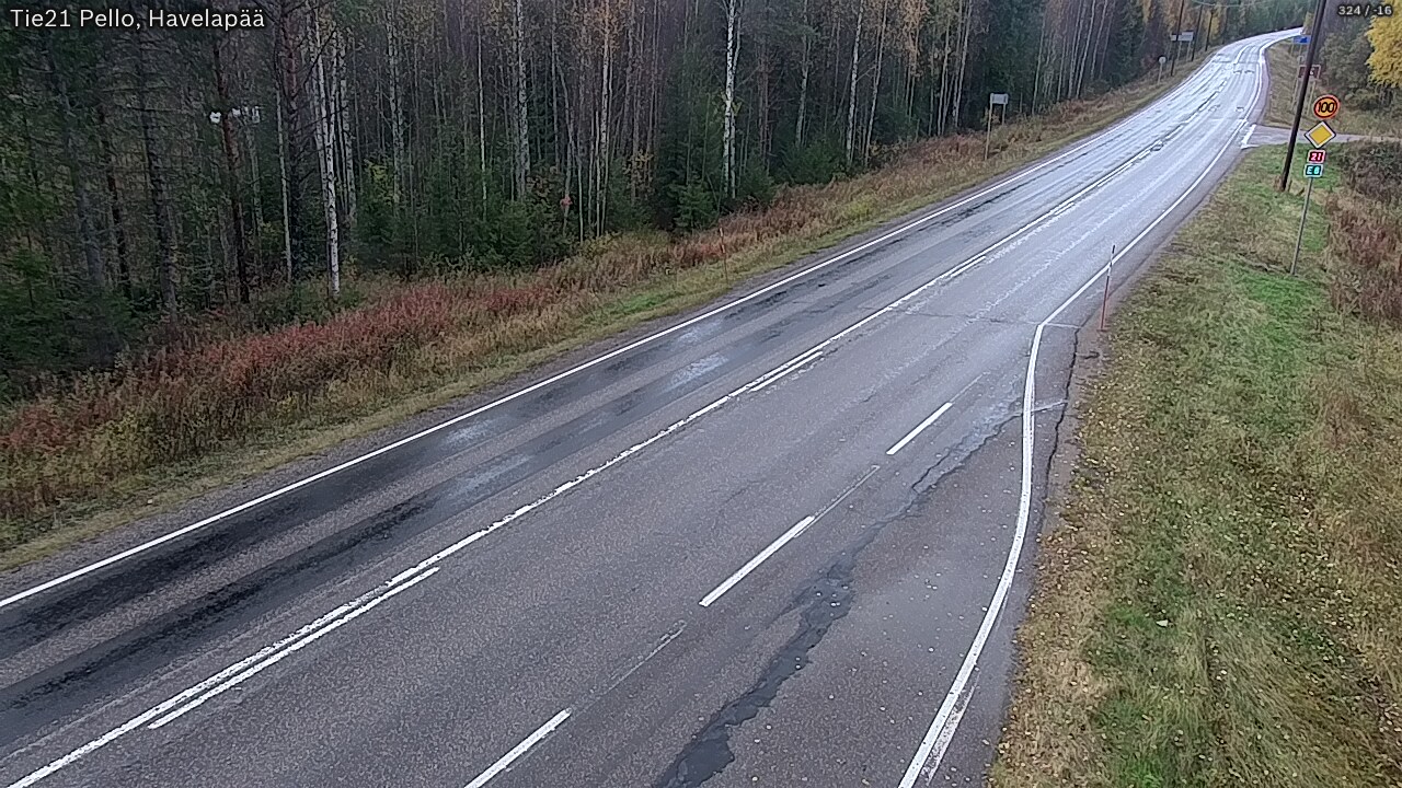 Kelikamerat Kuva Tie 21 Pello, Havelanpää, Pello, Lappi