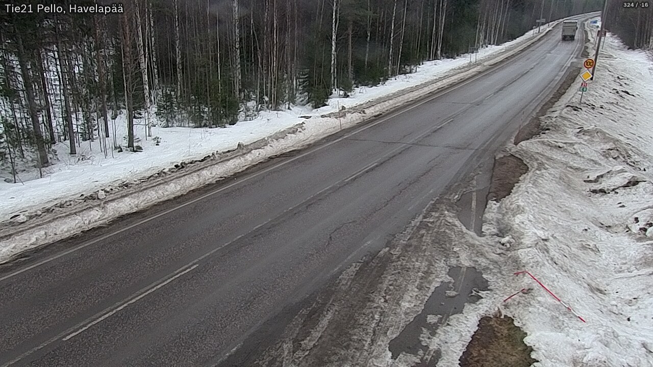 Kelikamerat Kuva Tie 21 Pello, Havelanpää, Pello, Lappi