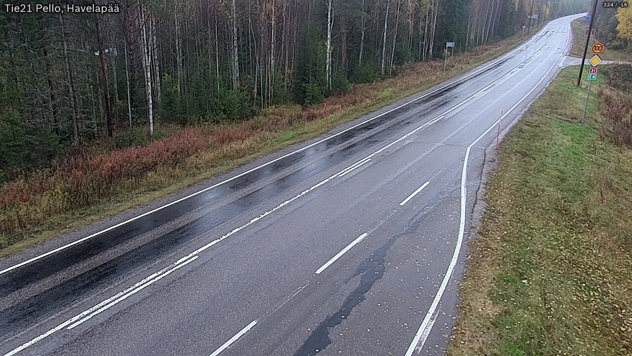 Weather Camera Image Road 21 Pello, Havelanpää, Pello, Lappi