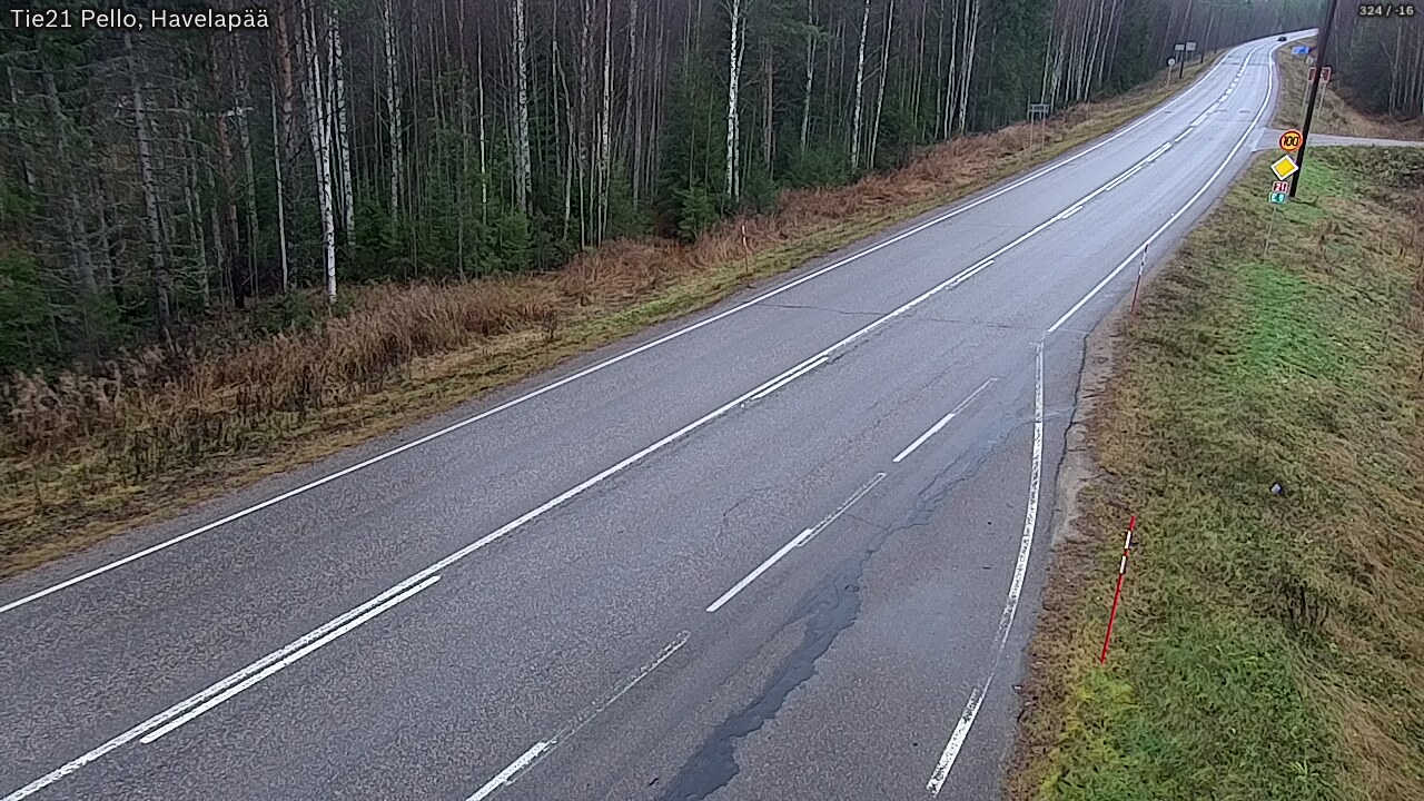 Kelikamerat Kuva Tie 21 Pello, Havelanpää, Pello, Lappi