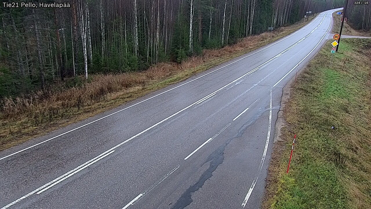 Kelikamerat Kuva Tie 21 Pello, Havelanpää, Pello, Lappi