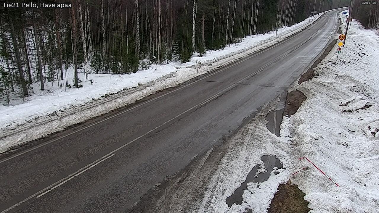 Kelikamerat Kuva Tie 21 Pello, Havelanpää, Pello, Lappi