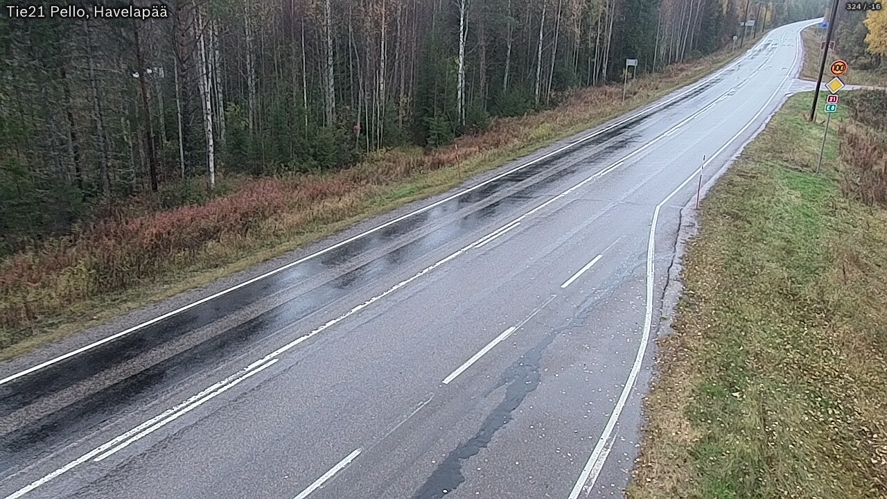 Weather Camera Image Road 21 Pello, Havelanpää, Pello, Lappi