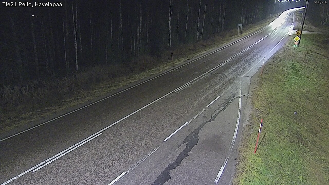 Kelikamerat Kuva Tie 21 Pello, Havelanpää, Pello, Lappi