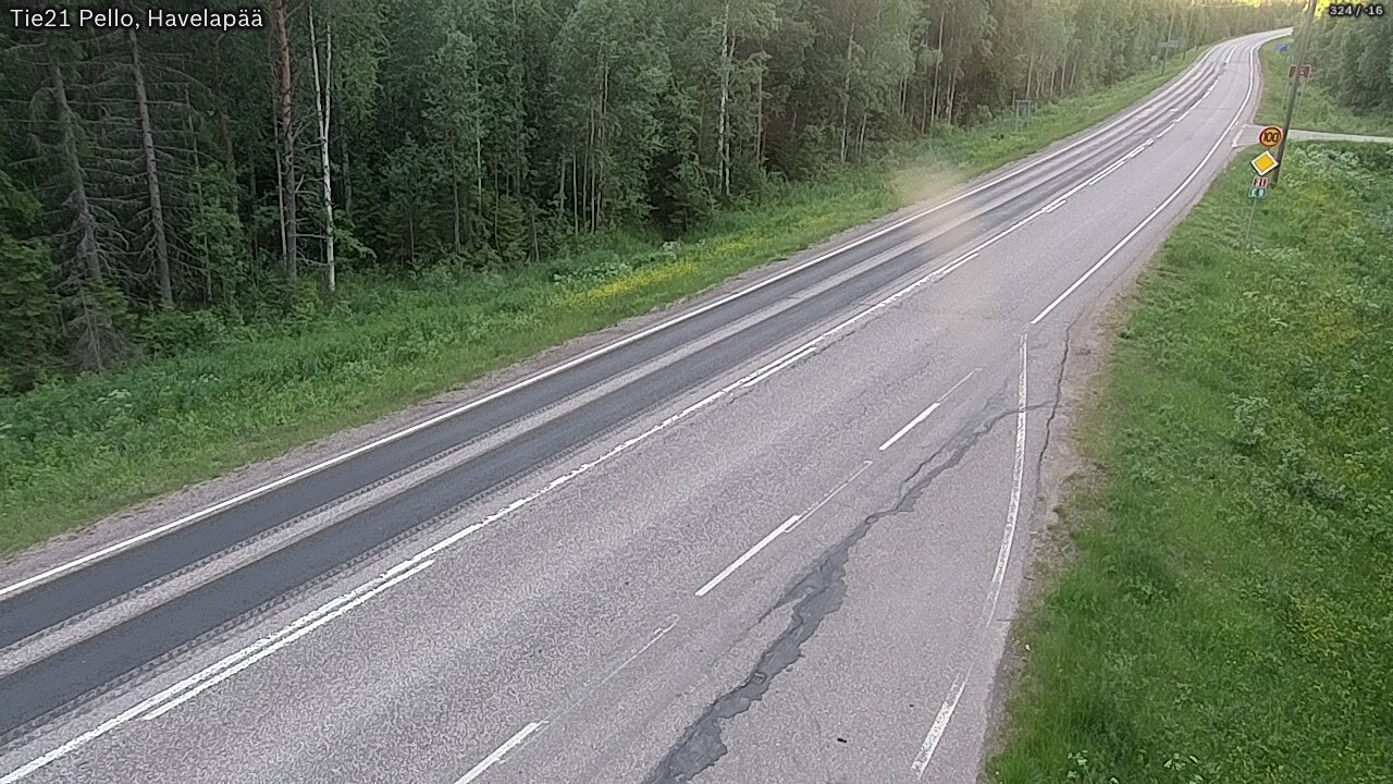 Kelikamerat Kuva Tie 21 Pello, Havelanpää, Pello, Lappi