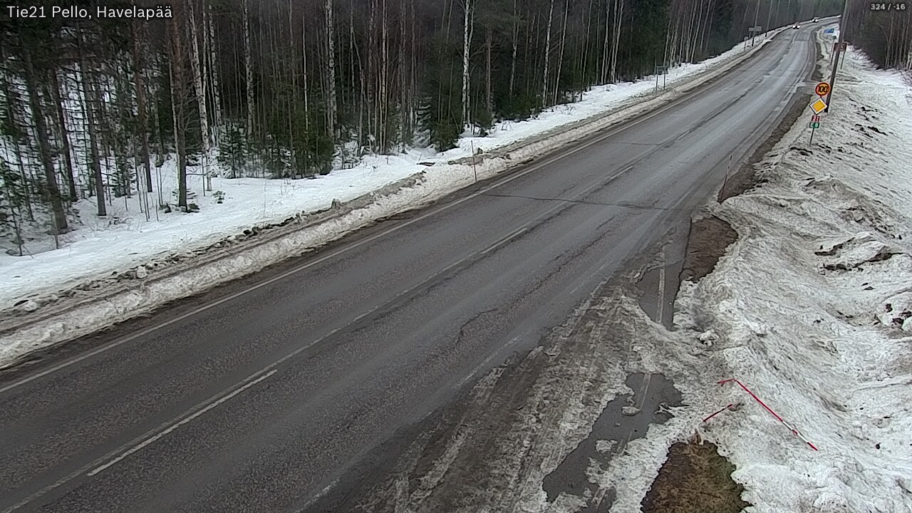 Kelikamerat Kuva Tie 21 Pello, Havelanpää, Pello, Lappi