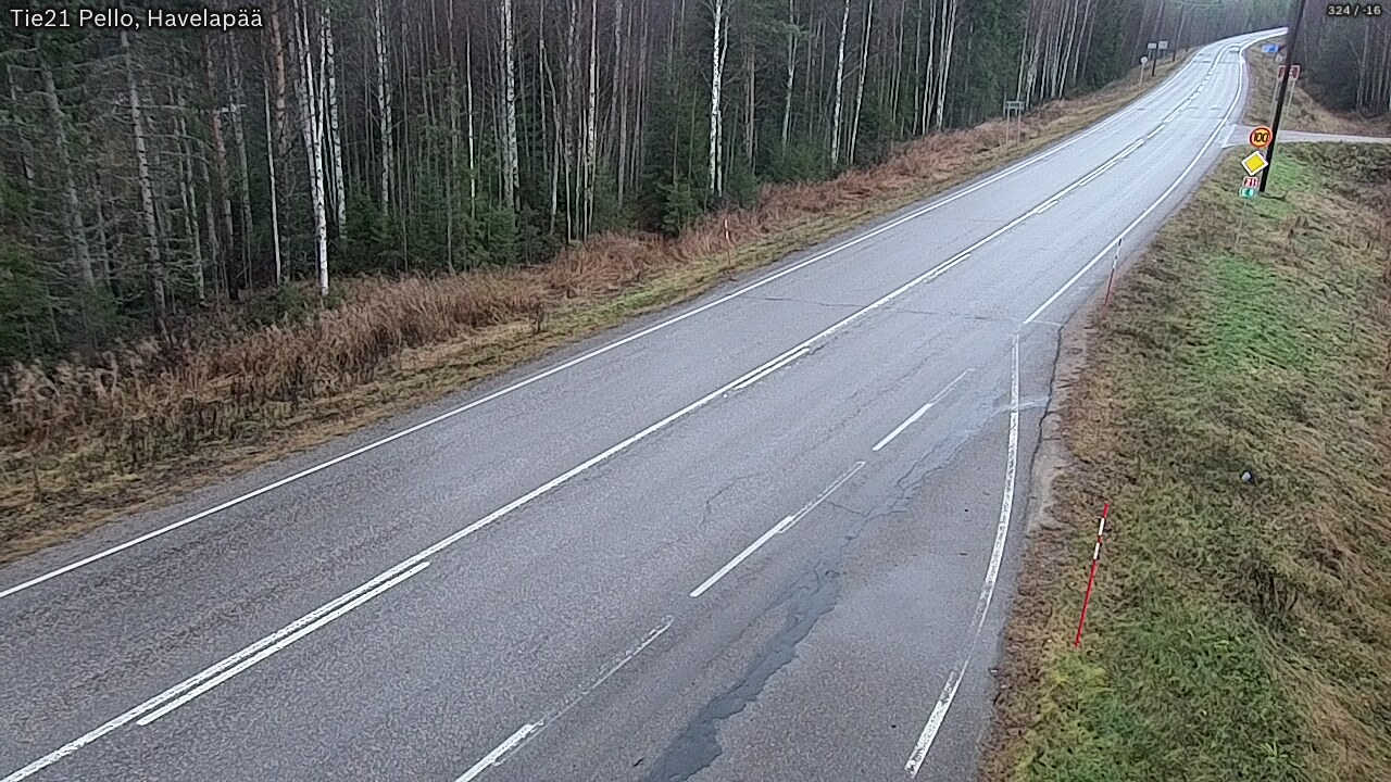 Kelikamerat Kuva Tie 21 Pello, Havelanpää, Pello, Lappi