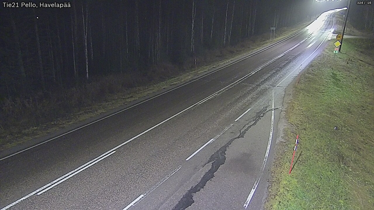 Kelikamerat Kuva Tie 21 Pello, Havelanpää, Pello, Lappi