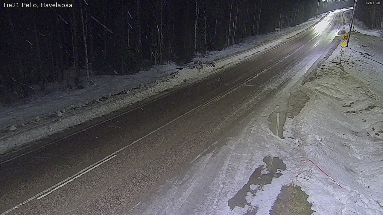 Kelikamerat Kuva Tie 21 Pello, Havelanpää, Pello, Lappi