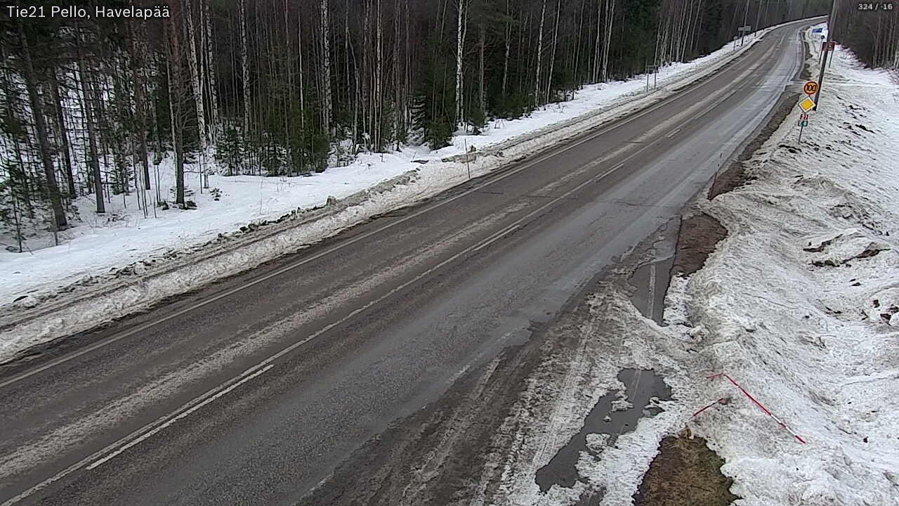 Kelikamerat Kuva Tie 21 Pello, Havelanpää, Pello, Lappi