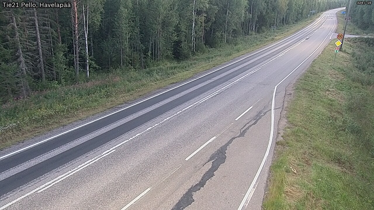 Kelikamerat Kuva Tie 21 Pello, Havelanpää, Pello, Lappi