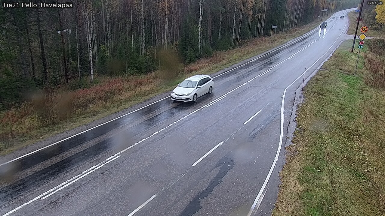 Kelikamerat Kuva Tie 21 Pello, Havelanpää, Pello, Lappi