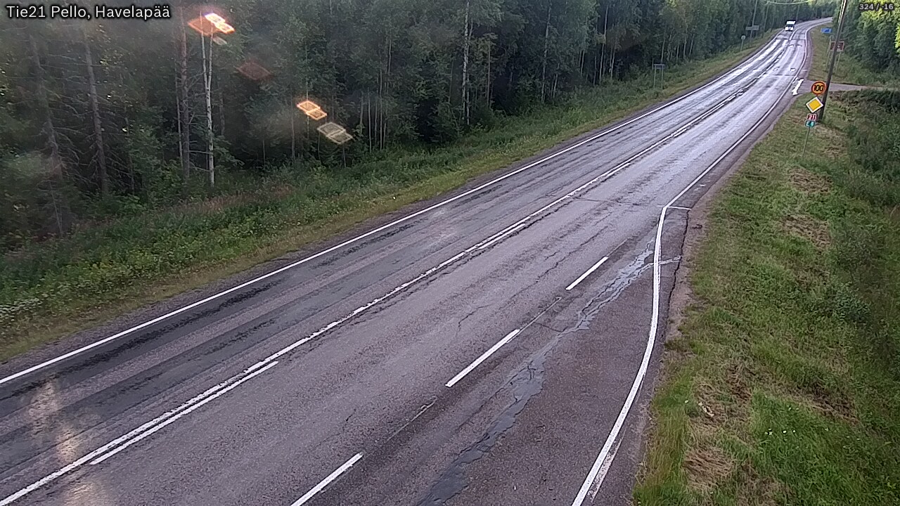 Kelikamerat Kuva Tie 21 Pello, Havelanpää, Pello, Lappi