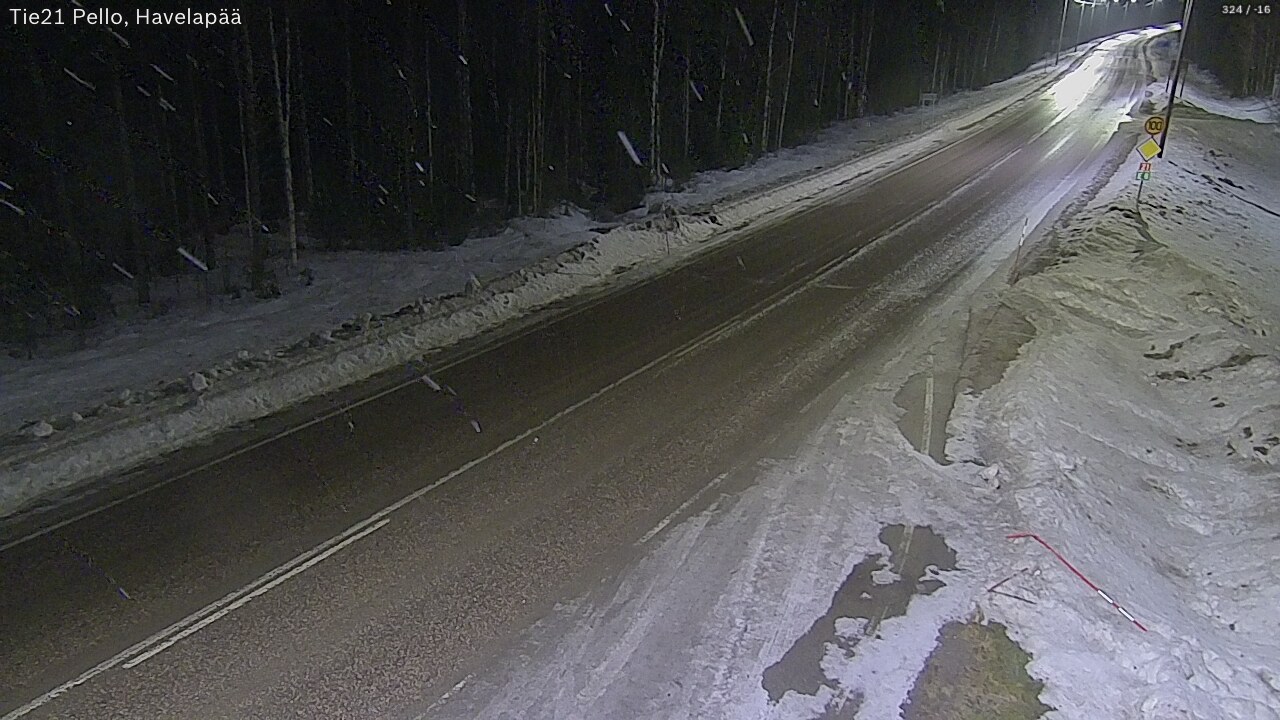 Kelikamerat Kuva Tie 21 Pello, Havelanpää, Pello, Lappi