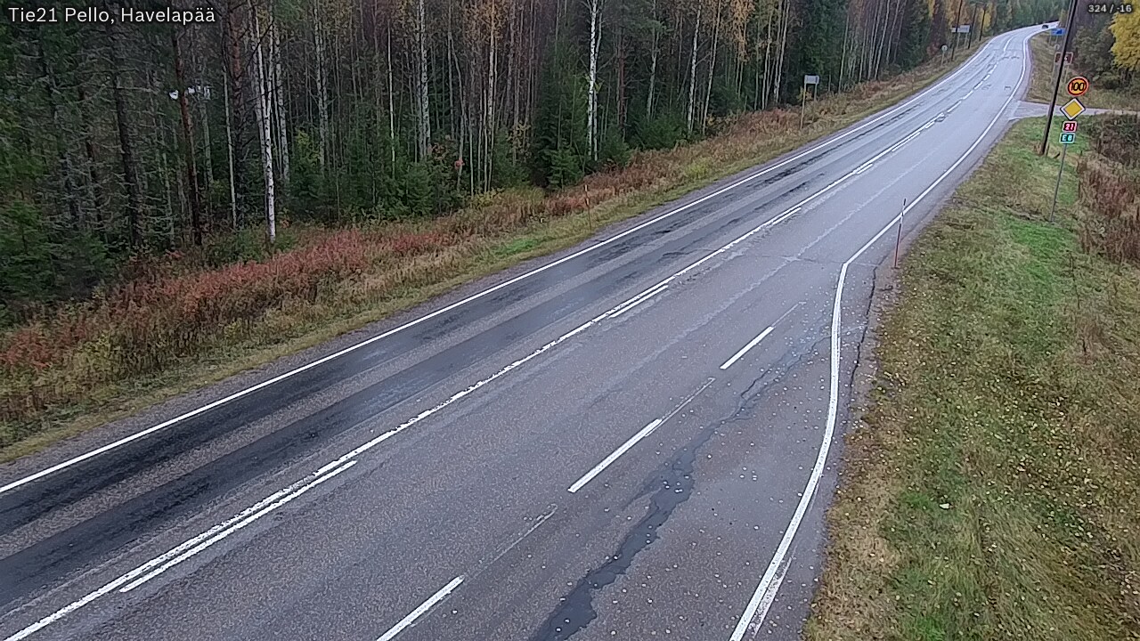 Kelikamerat Kuva Tie 21 Pello, Havelanpää, Pello, Lappi