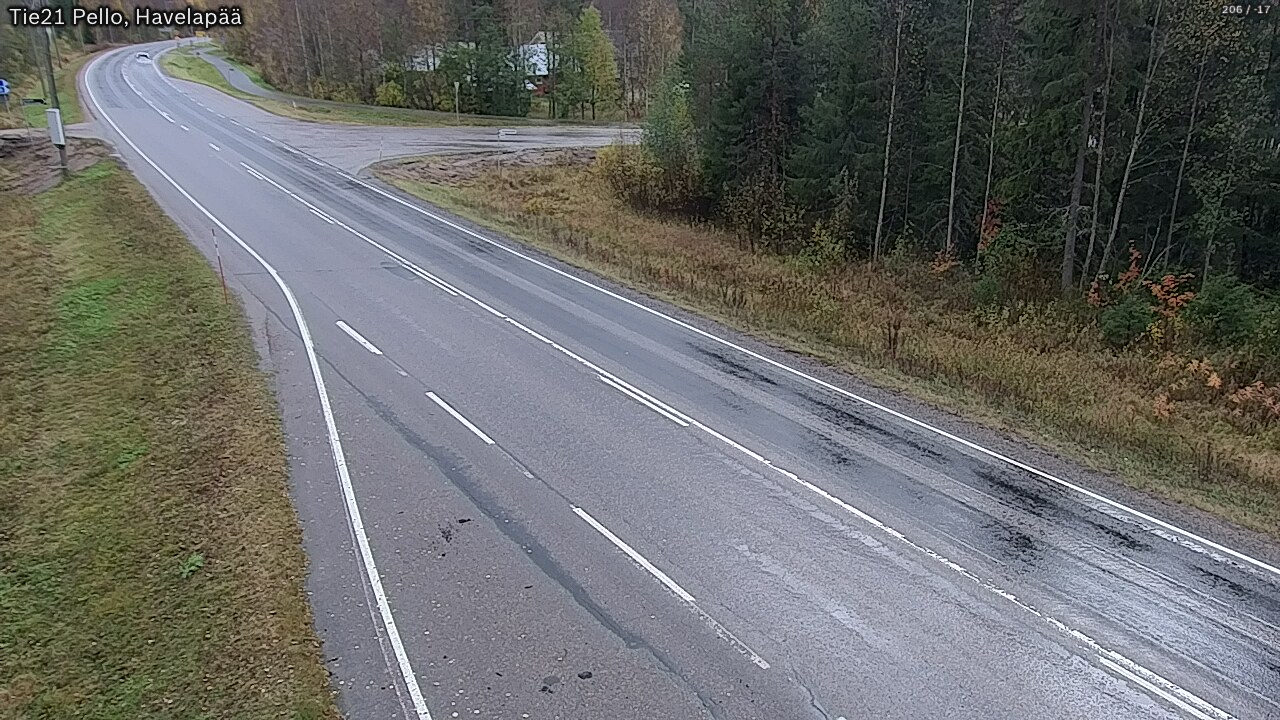 Kelikamerat Kuva Tie 21 Pello, Havelanpää, Pello, Lappi