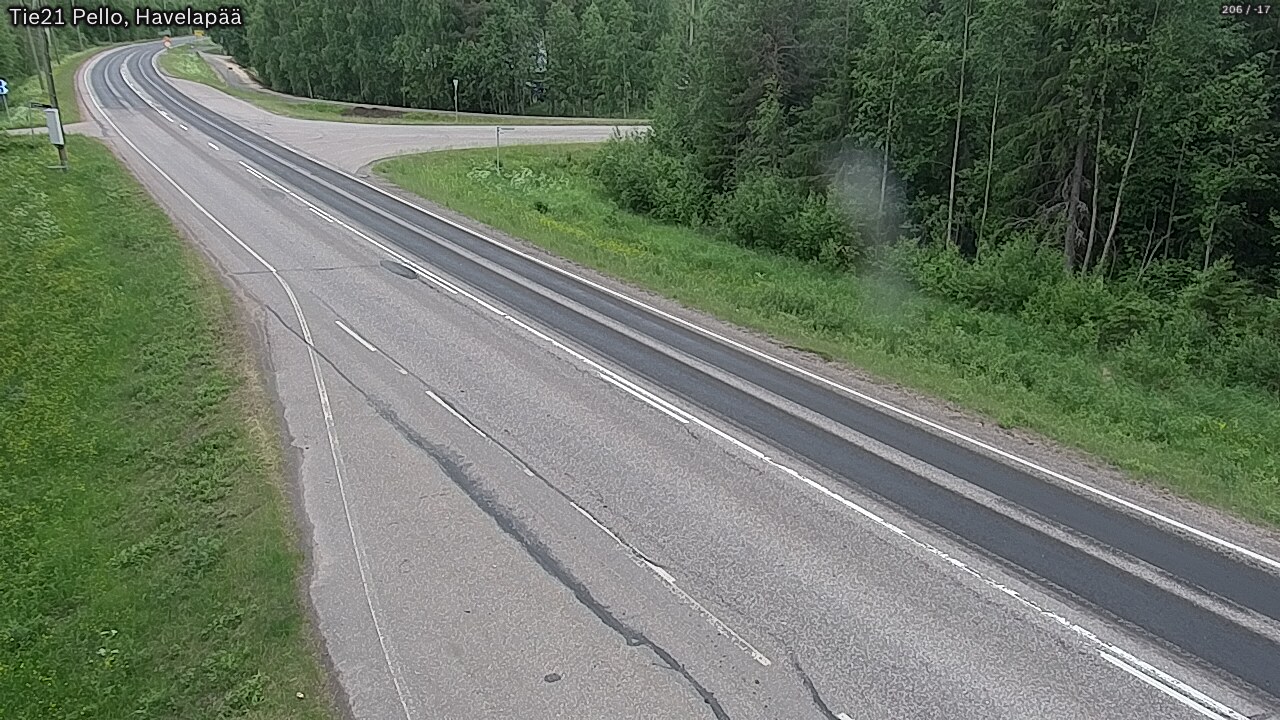 Kelikamerat Kuva Tie 21 Pello, Havelanpää, Pello, Lappi