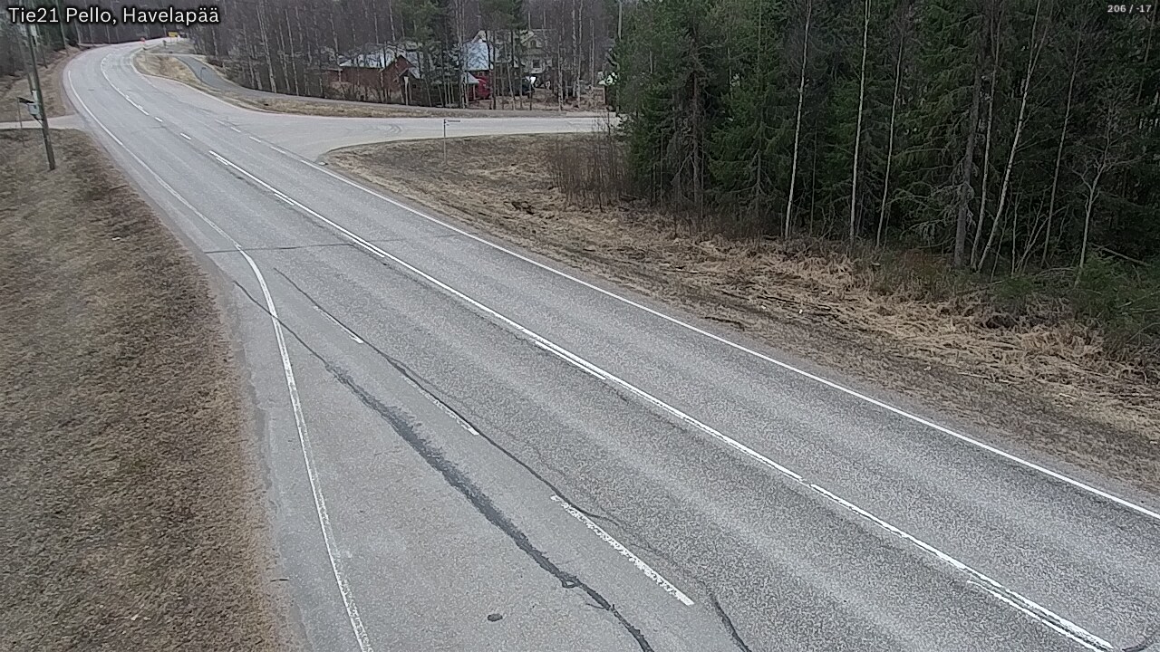 Weather Camera Image Road 21 Pello, Havelanpää, Pello, Lappi