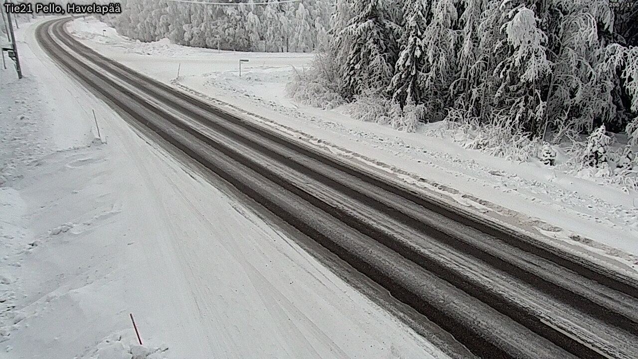 Kelikamerat Kuva Tie 21 Pello, Havelanpää, Pello, Lappi