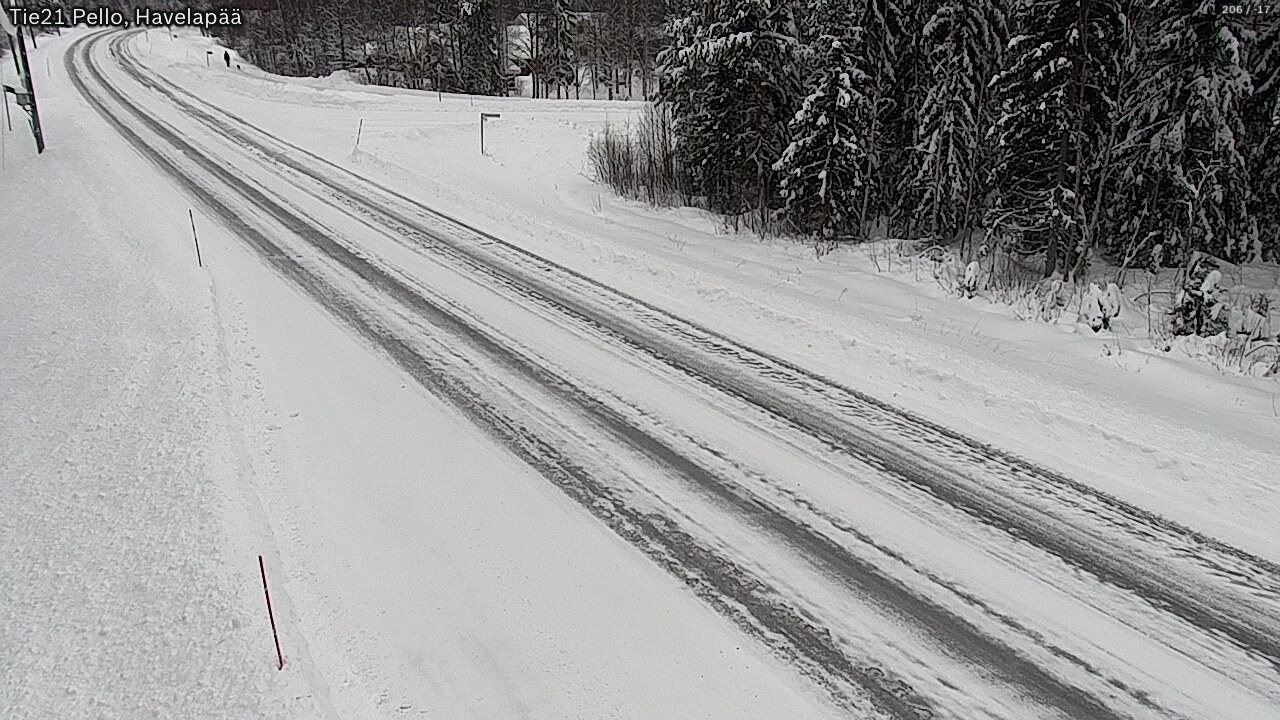 Kelikamerat Kuva Tie 21 Pello, Havelanpää, Pello, Lappi