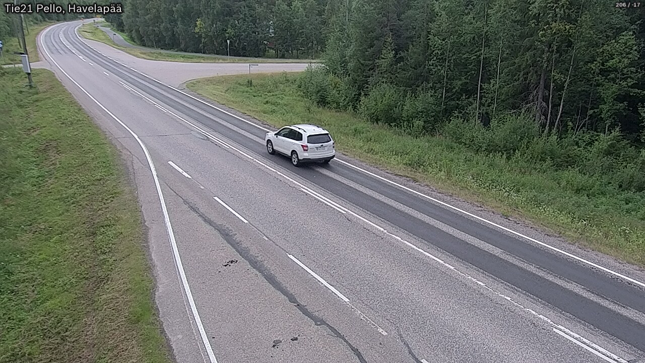 Kelikamerat Kuva Tie 21 Pello, Havelanpää, Pello, Lappi