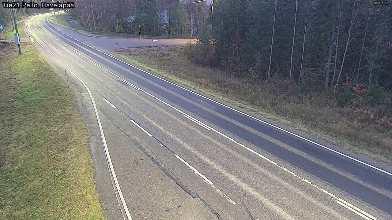 Kelikamerat Kuva Tie 21 Pello, Havelanpää, Pello, Lappi