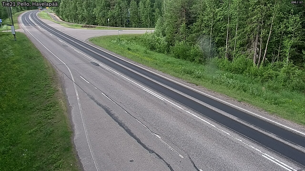 Weather Camera Image Road 21 Pello, Havelanpää, Pello, Lappi