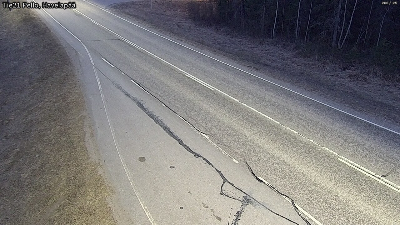 Kelikamerat Kuva Tie 21 Pello, Havelanpää, Pello, Lappi