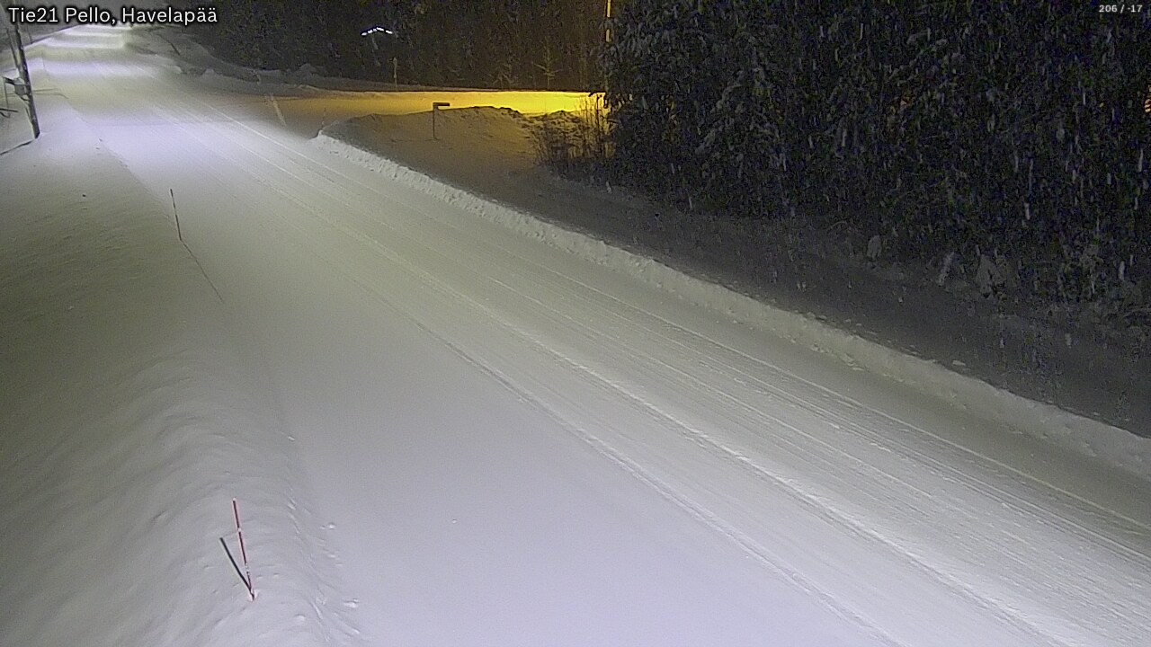 Kelikamerat Kuva Tie 21 Pello, Havelanpää, Pello, Lappi