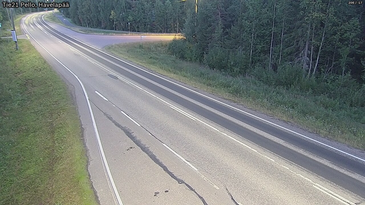 Kelikamerat Kuva Tie 21 Pello, Havelanpää, Pello, Lappi