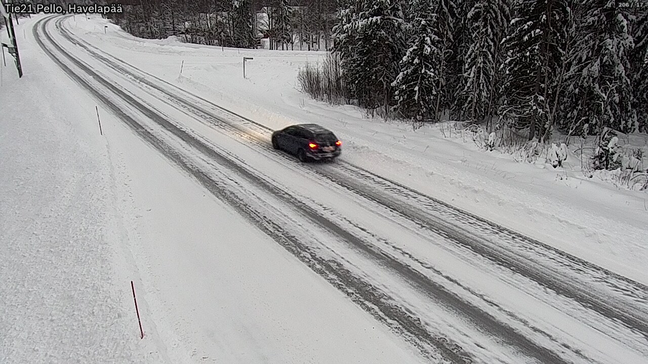 Kelikamerat Kuva Tie 21 Pello, Havelanpää, Pello, Lappi