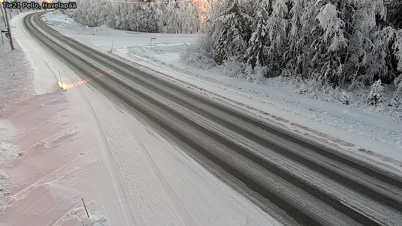 Kelikamerat Kuva Tie 21 Pello, Havelanpää, Pello, Lappi