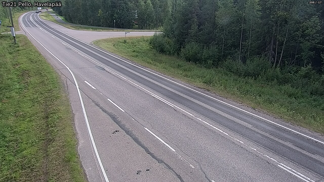 Kelikamerat Kuva Tie 21 Pello, Havelanpää, Pello, Lappi
