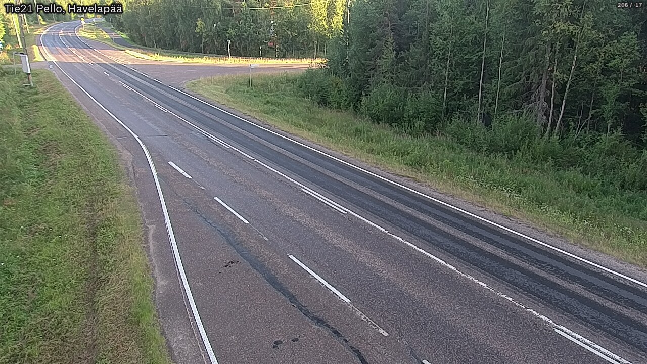 Kelikamerat Kuva Tie 21 Pello, Havelanpää, Pello, Lappi