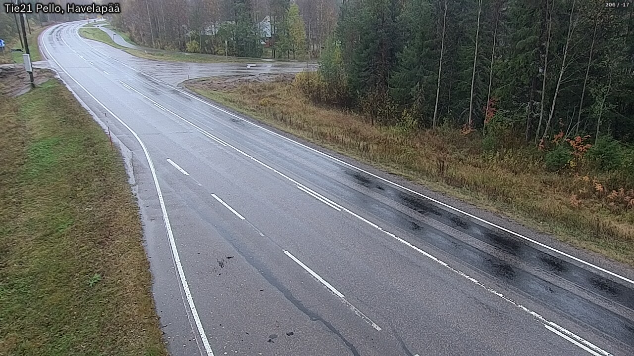 Weather Camera Image Road 21 Pello, Havelanpää, Pello, Lappi