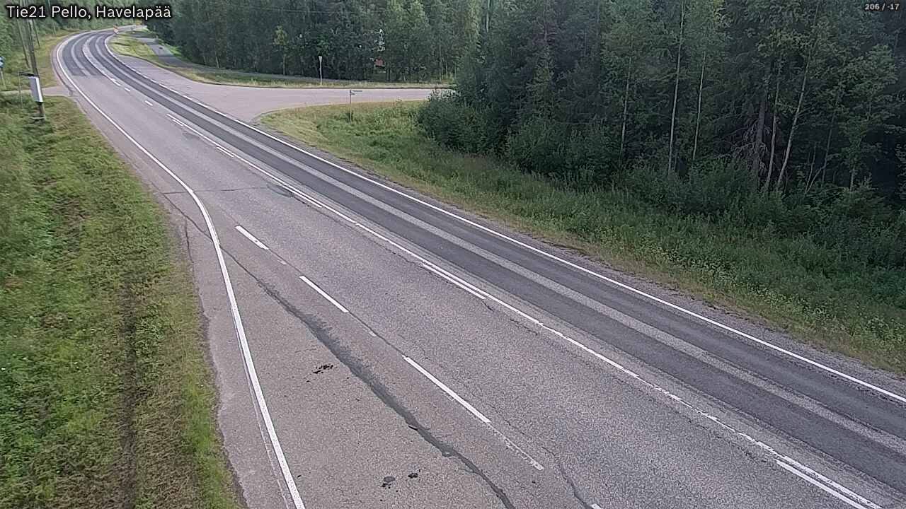Kelikamerat Kuva Tie 21 Pello, Havelanpää, Pello, Lappi