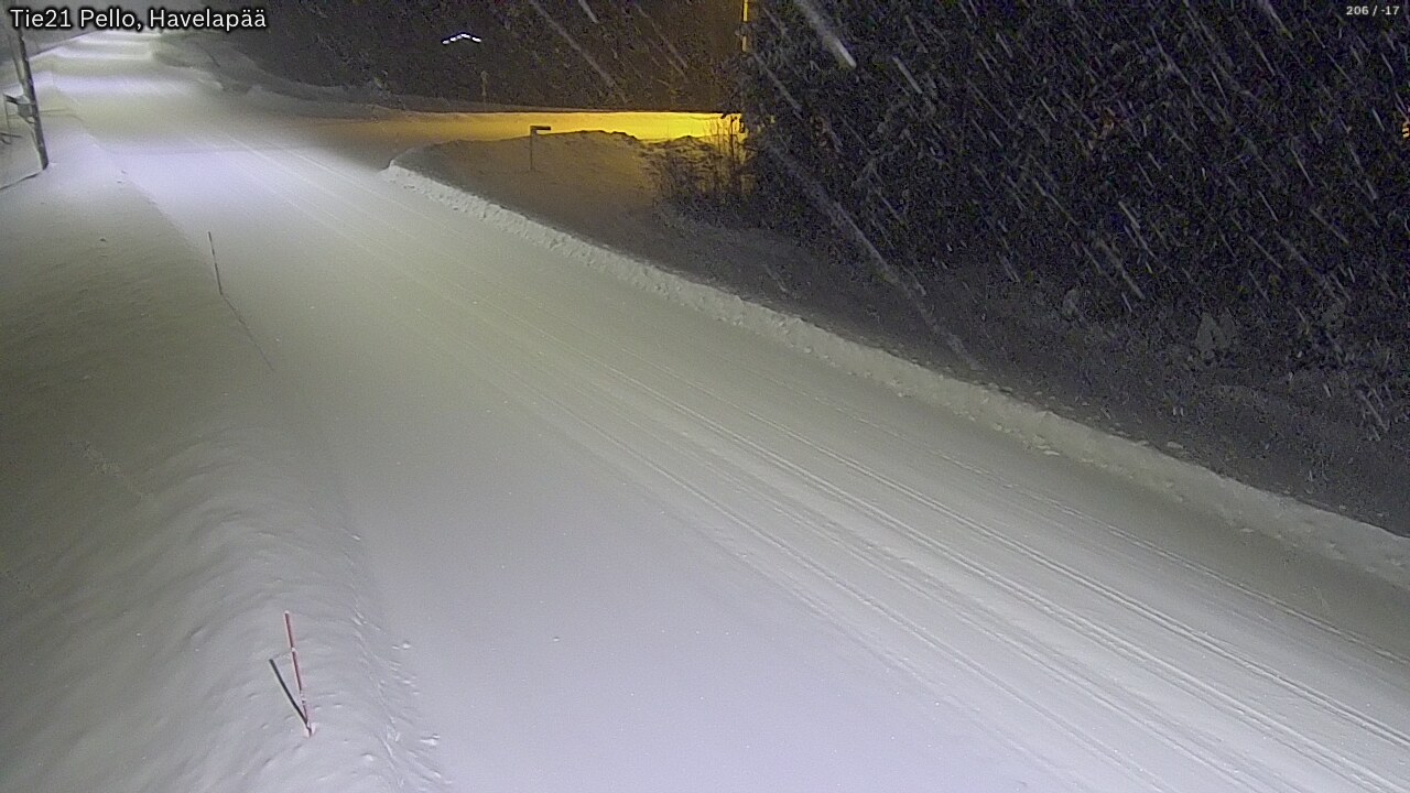 Kelikamerat Kuva Tie 21 Pello, Havelanpää, Pello, Lappi