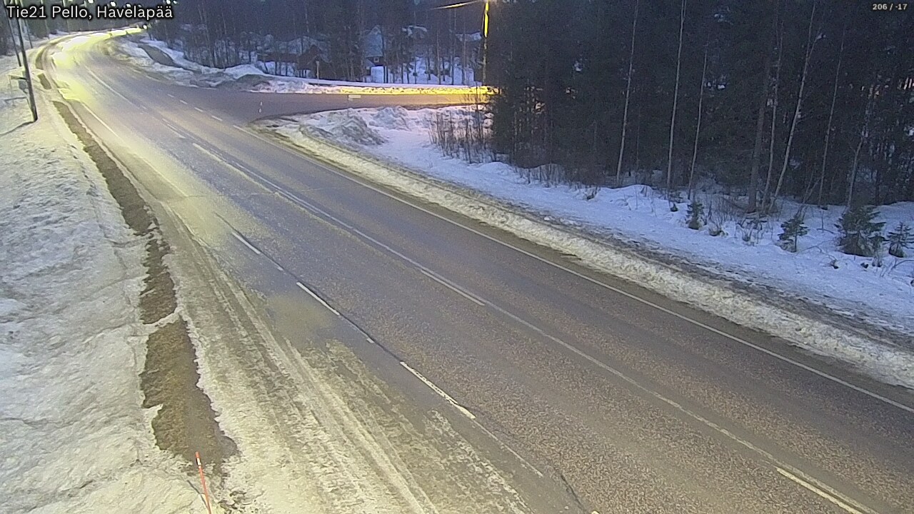 Kelikamerat Kuva Tie 21 Pello, Havelanpää, Pello, Lappi