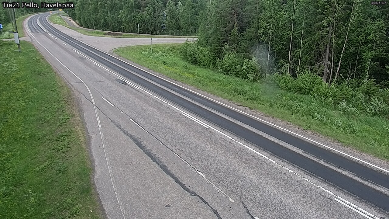 Kelikamerat Kuva Tie 21 Pello, Havelanpää, Pello, Lappi